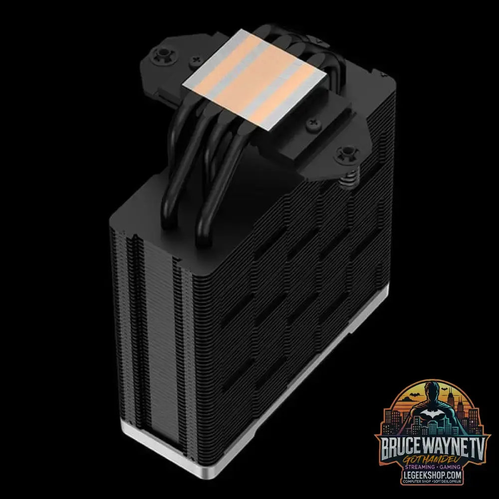 DeepCool AK400 Zero Dark, CPU-Kühler schwarz, 120 mm - DeepCool - vue 5