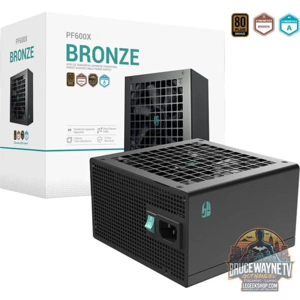 DeepCool GamerStorm PF600X 600W, alimentation PC - DeepCool