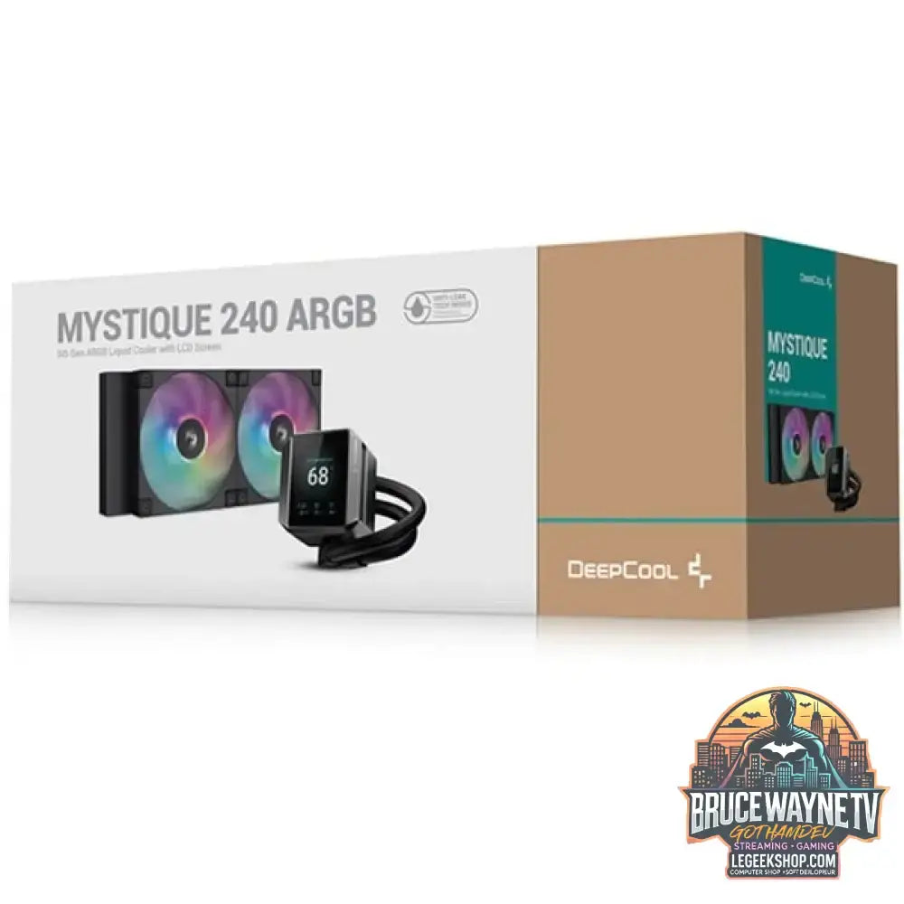 DeepCool MYSTIQUE 240 ARGB, Wasserkühlung schwarz - DeepCool - vue 6