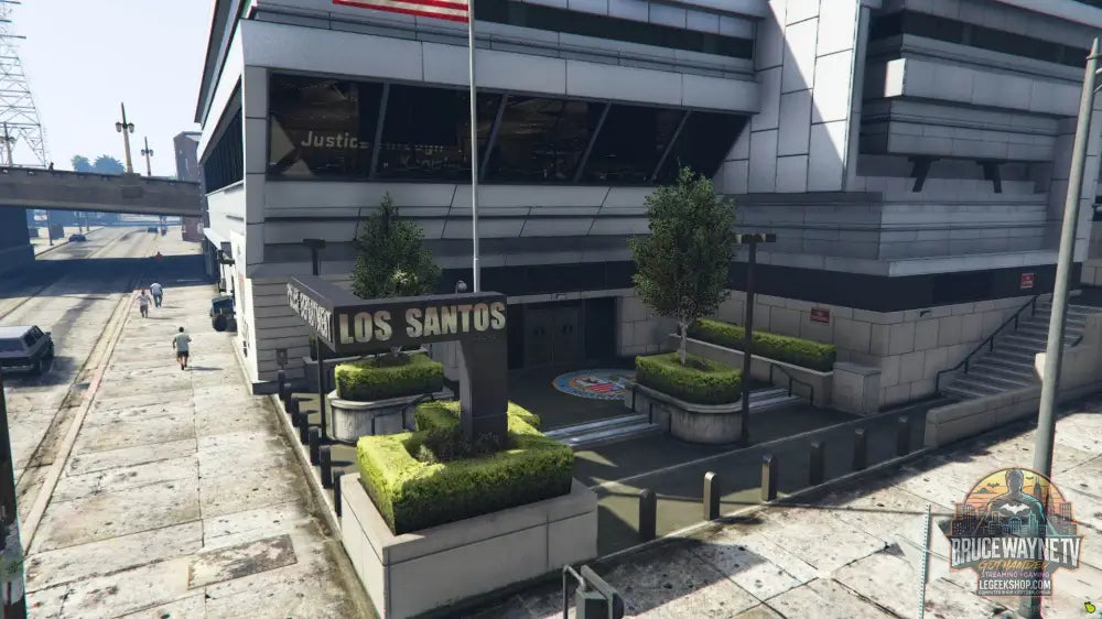 🗺️ Ibonoja MRPD Mission Row Police Station — mapping police fivem, vue 8, LeGeekShop