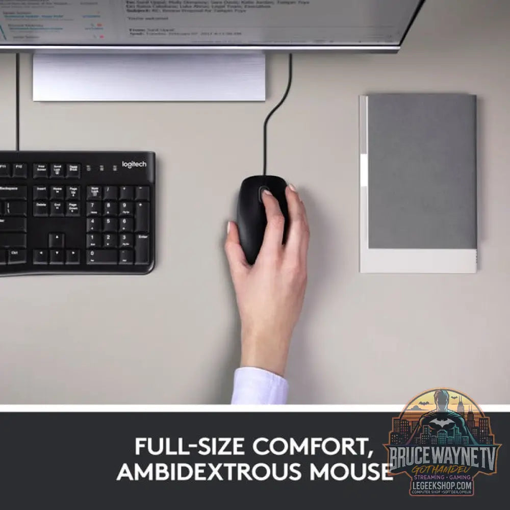 Desktop MK120 - Logitech - vue 3