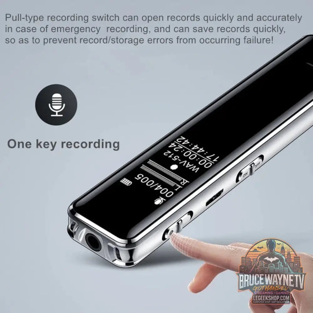 Dictaphone Professionnel HD Réduction Bruit Enregistreur - Dictaphone