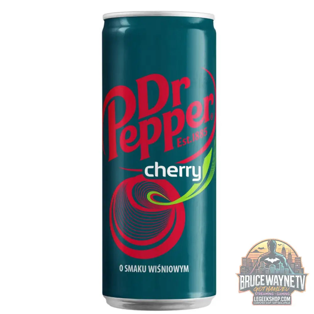 Dr Pepper Cherry boisson à la cerise de 330ml (paquet de 24) - Snacks & boissons importés