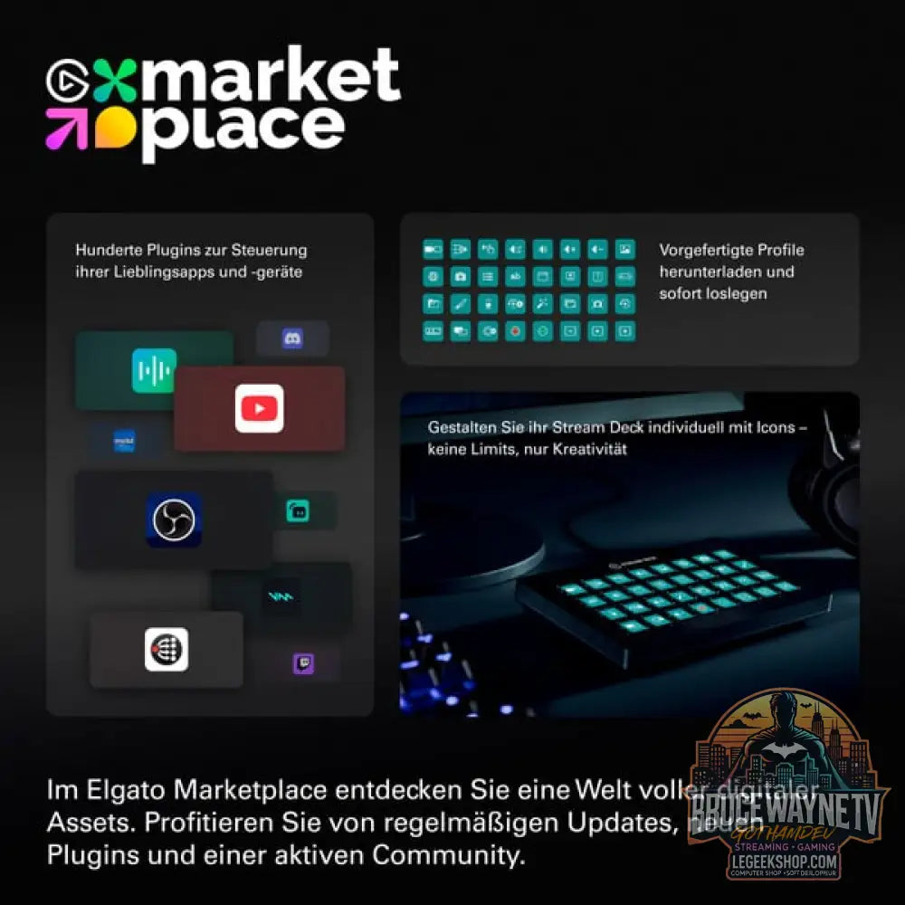 Elgato Stream Deck XL, Keypad - Elgato - vue 8