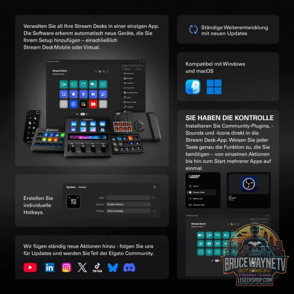 Elgato Stream Deck XL, Keypad - Elgato - vue 9