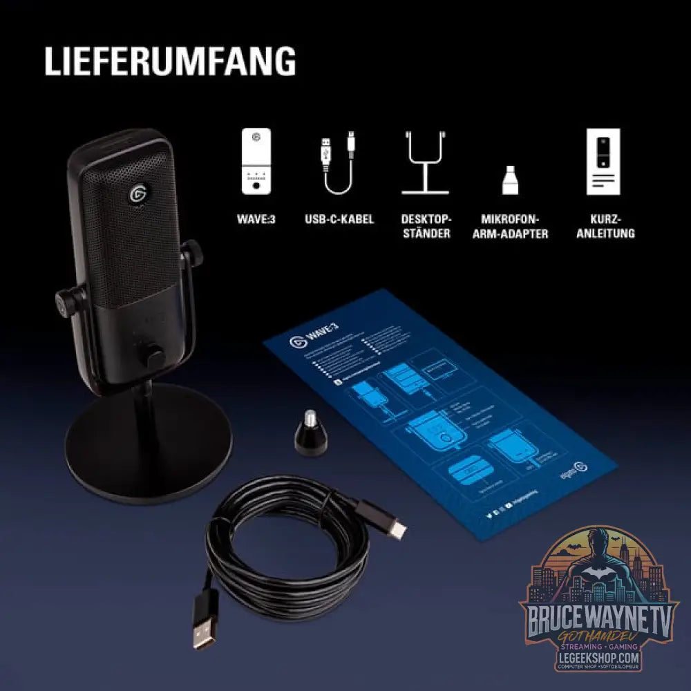 Elgato Wave 3, microphone - Elgato - vue 13