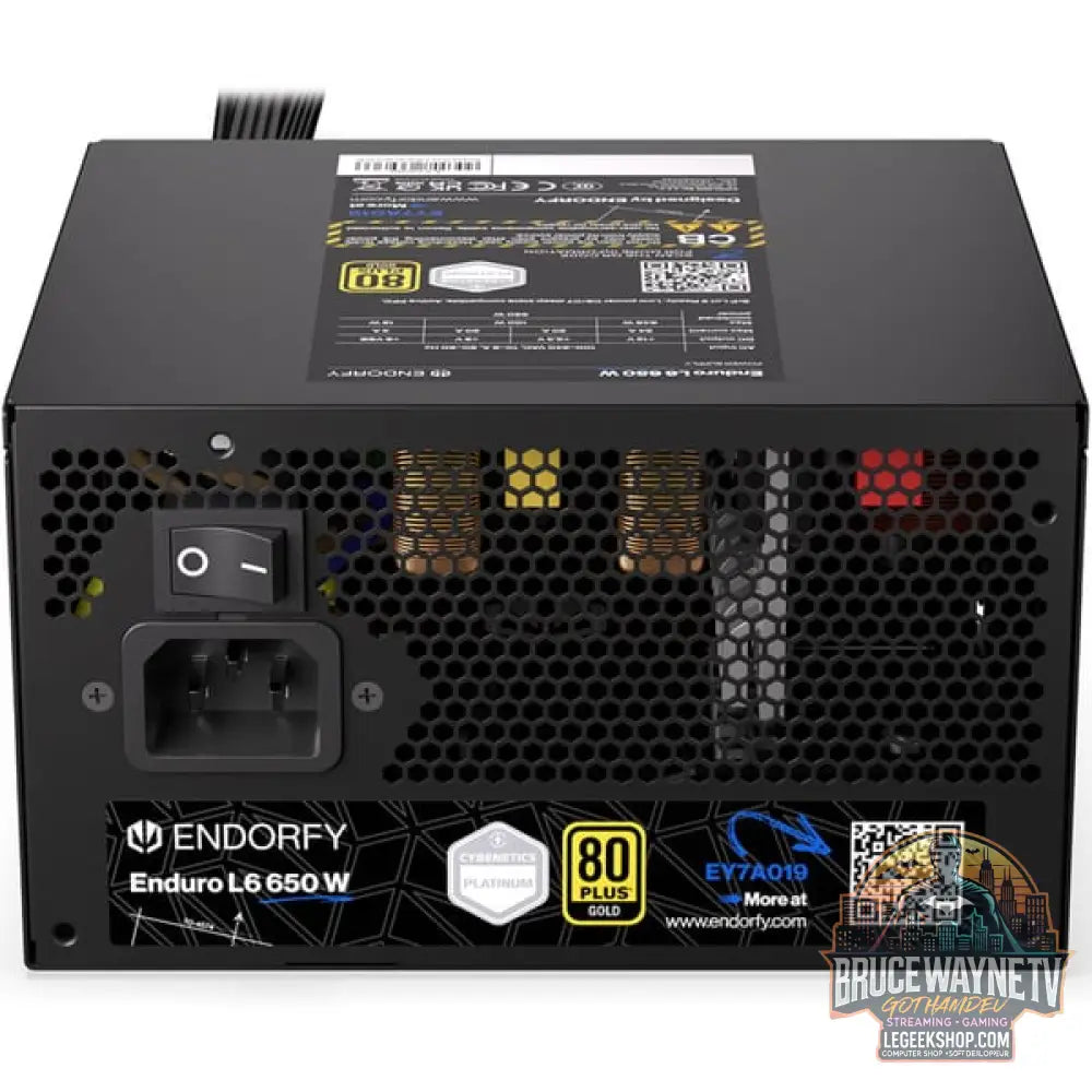 ENDORFY Enduro L6 650W, alimentation PC - ENDORFY - vue 9