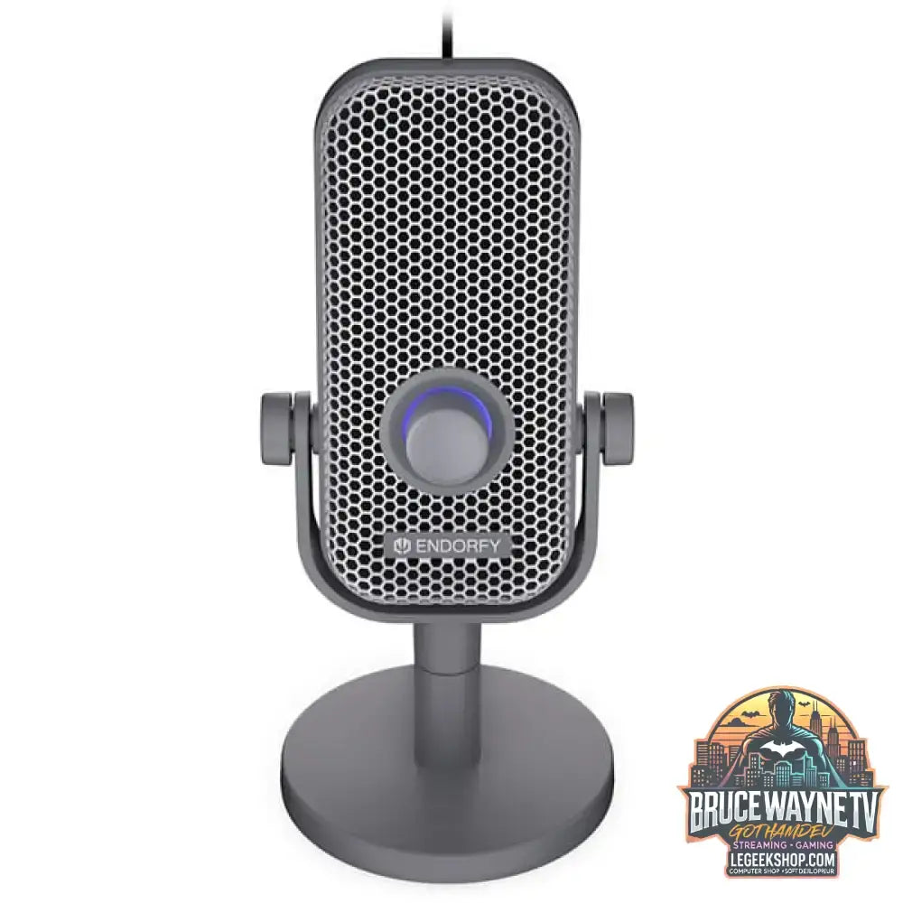 ENDORFY Solum Voice S Alt Gray, microphone gris foncé, USB-C, éclairage RGB - ENDORFY - vue 4