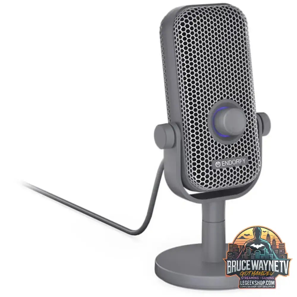 ENDORFY Solum Voice S Alt Gray, microphone gris foncé, USB-C, éclairage RGB - ENDORFY