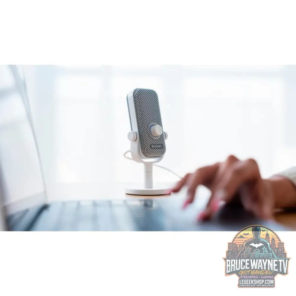 ENDORFY Solum Voice S, microphone blanc, USB-C, éclairage RGB - ENDORFY - vue 6