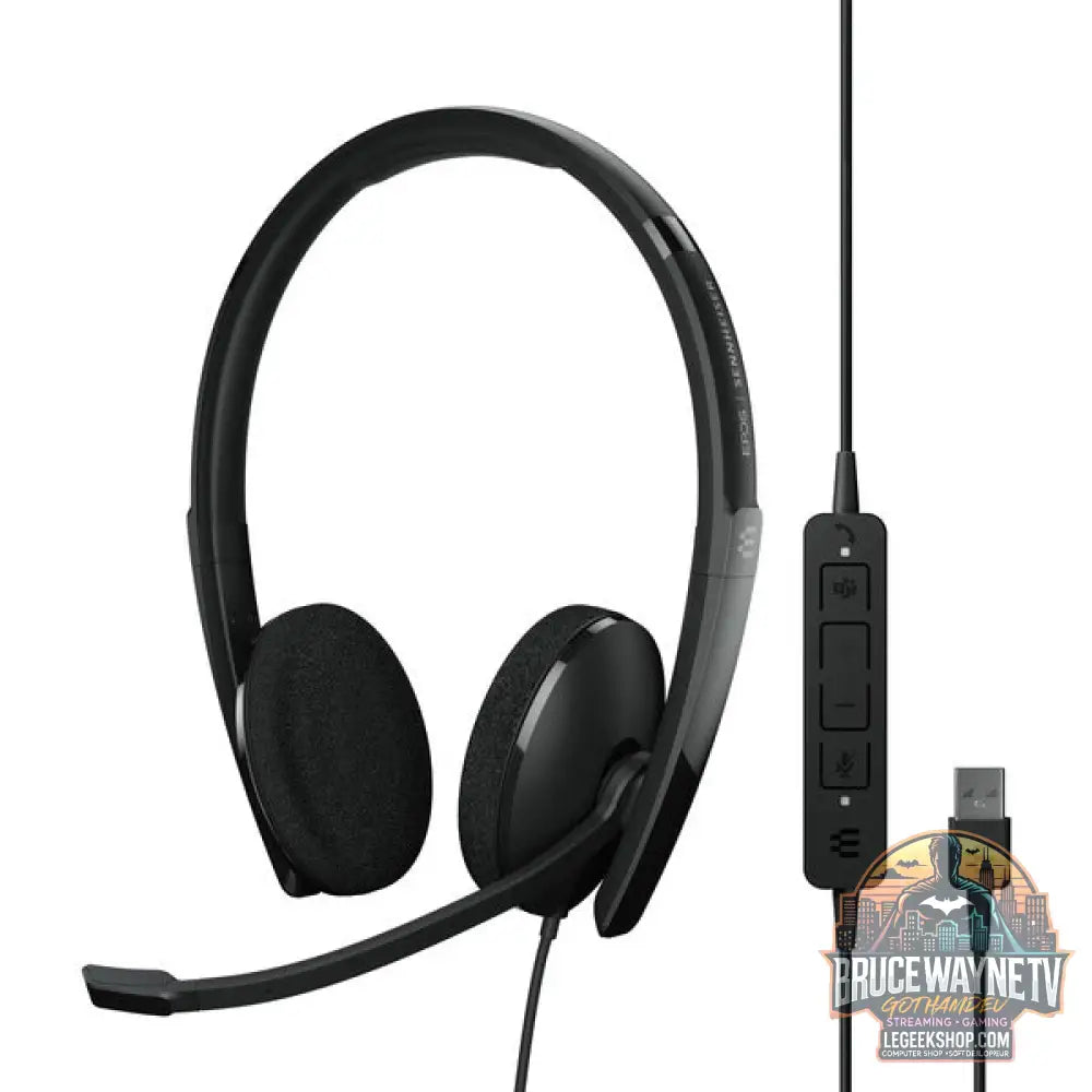 EPOS | Sennheiser ADAPT 160T USB II, Headset noir, Stereo, USB - EPOS