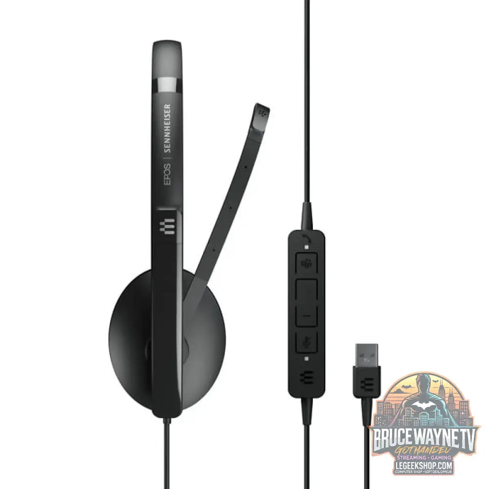 EPOS | Sennheiser ADAPT 160T USB II, Headset noir, Stereo, USB - EPOS - vue 6
