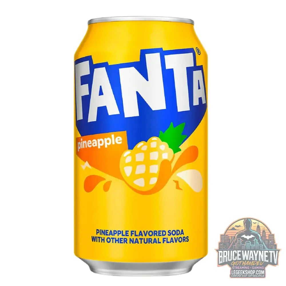 Fanta Ananas boisson à l’ananas de 355ml (paquet de 12) - Snacks & boissons importés