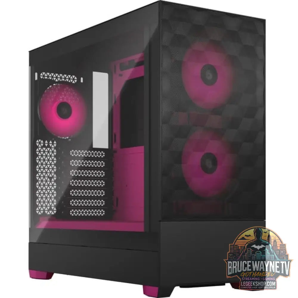Fractal Design Pop Air RGB Magenta Core TG Clear Tint, Tower-Gehäuse - Fractal Design