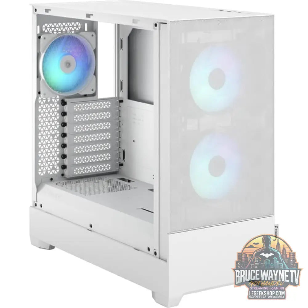 Fractal Design Pop Air RGB White TG Clear Tint, Tower-Gehäuse - Fractal Design - vue 2