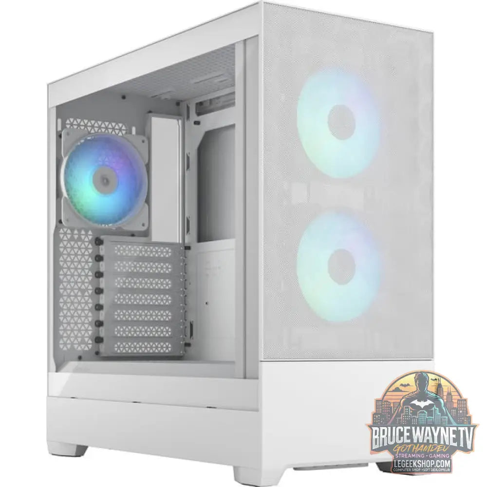 Fractal Design Pop Air RGB White TG Clear Tint, Tower-Gehäuse - Fractal Design