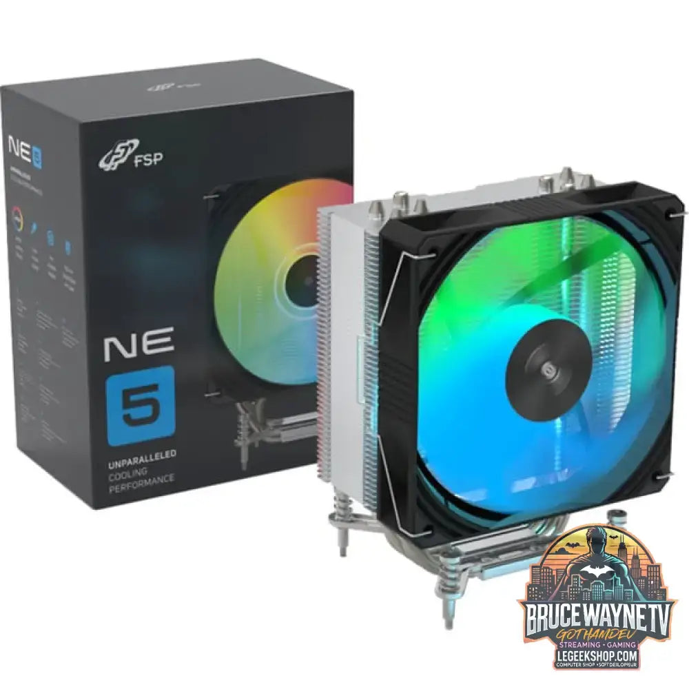 FSP NE5, CPU-Kühler schwarz, 120 mm - FSP