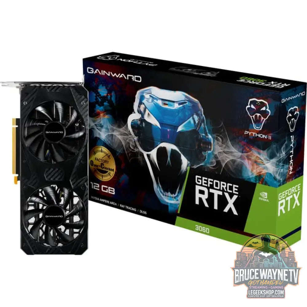 Gainward GeForce RTX 3060 Python II OC, carte graphique - Gainward
