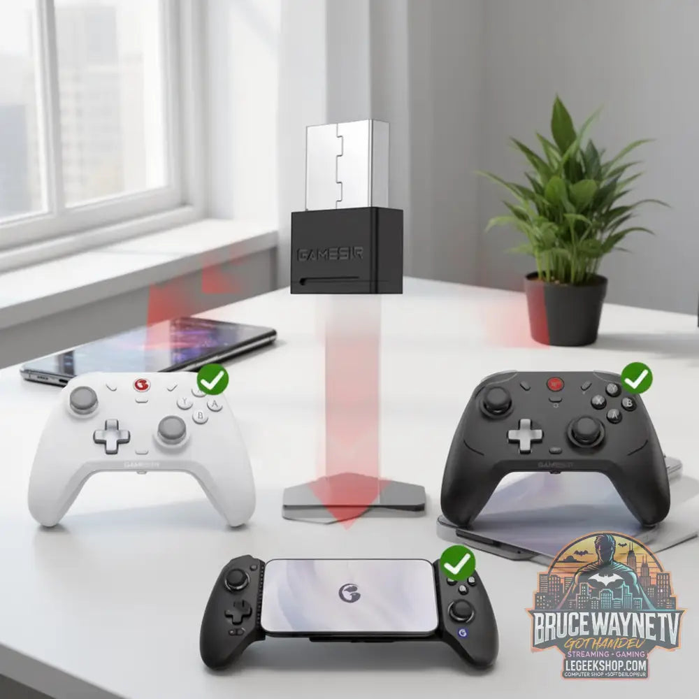 Gamesir G8 Galileo Plus — Adaptateur Gaming, vue 2, LeGeekShop