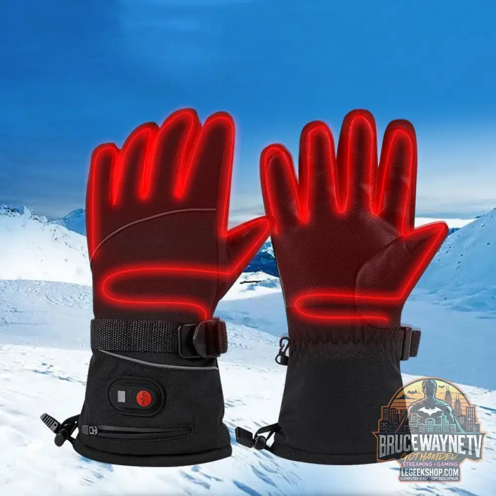 Gants Chauffants Outdoor Ski Vélo Batterie 7.4V - Gants Chauffants