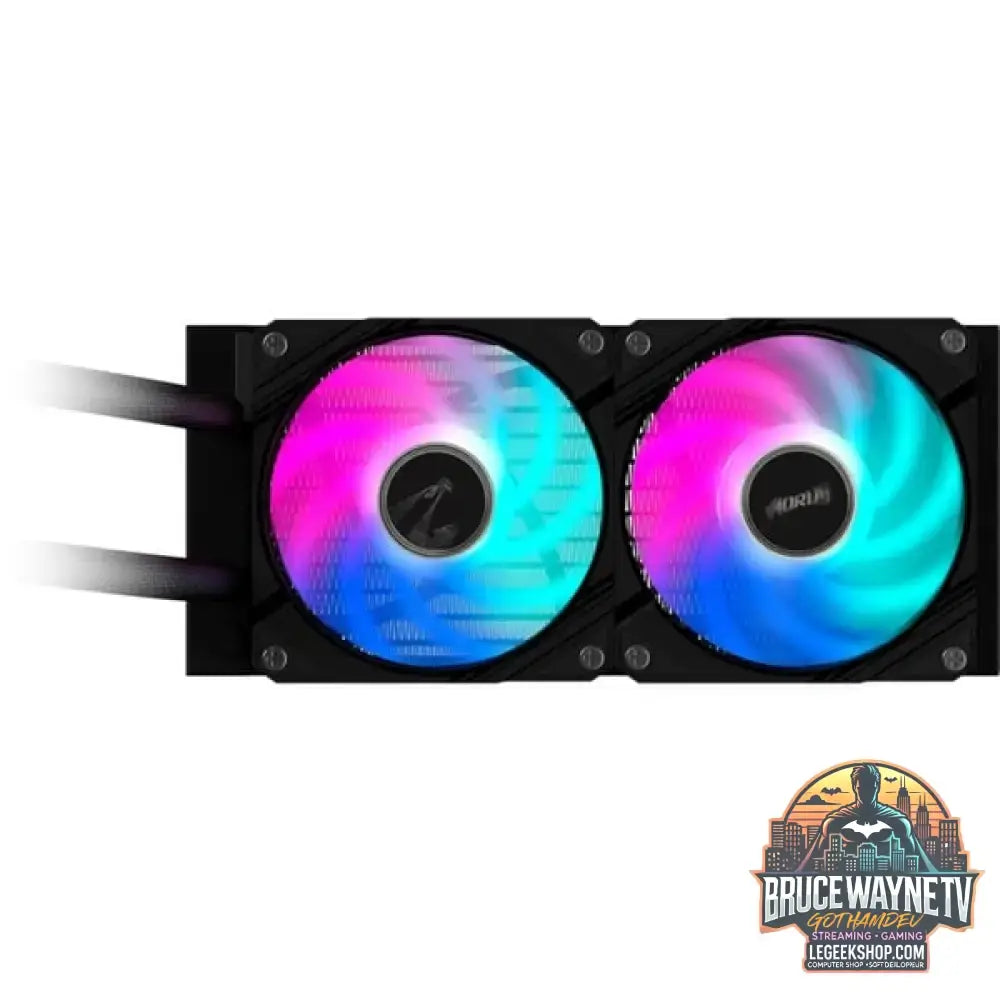 GIGABYTE AORUS WATERFORCE II 240, Wasserkühlung schwarz - GIGABYTE - vue 2