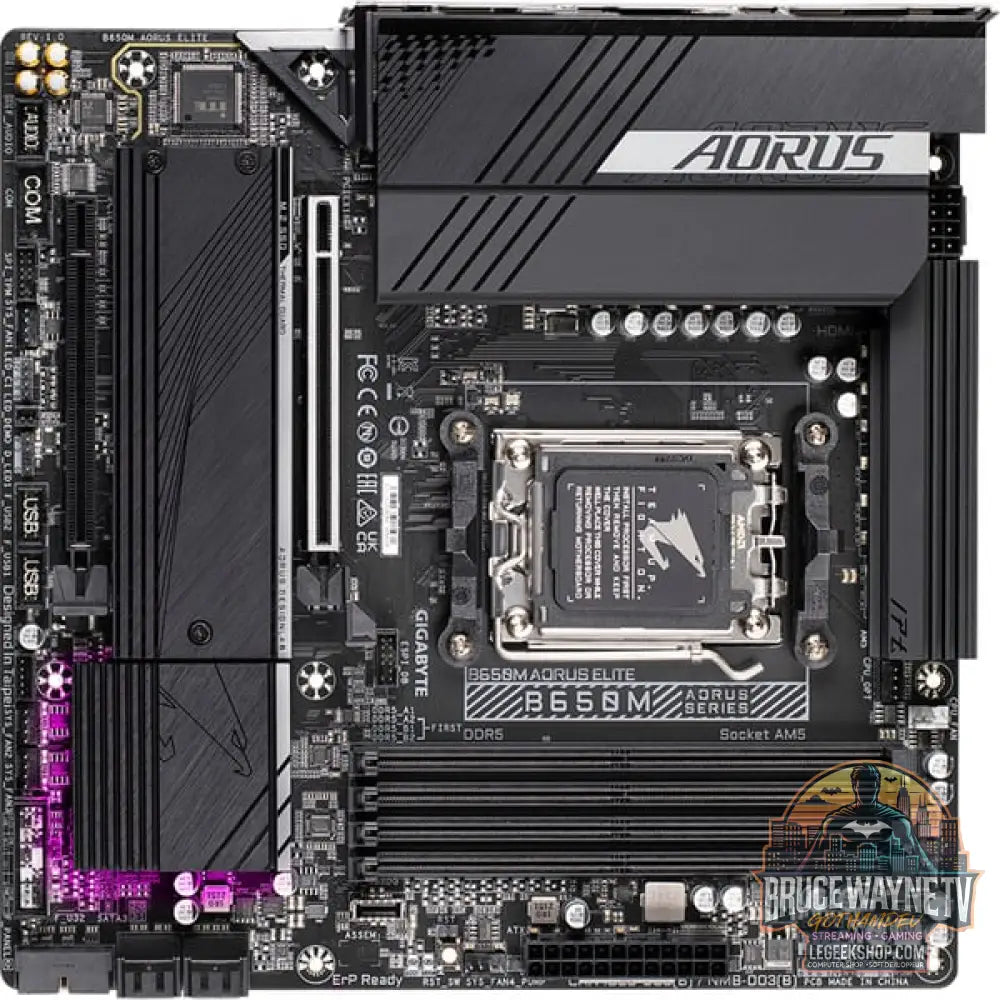 GIGABYTE B650M AORUS ELITE, carte mère - GIGABYTE - vue 4