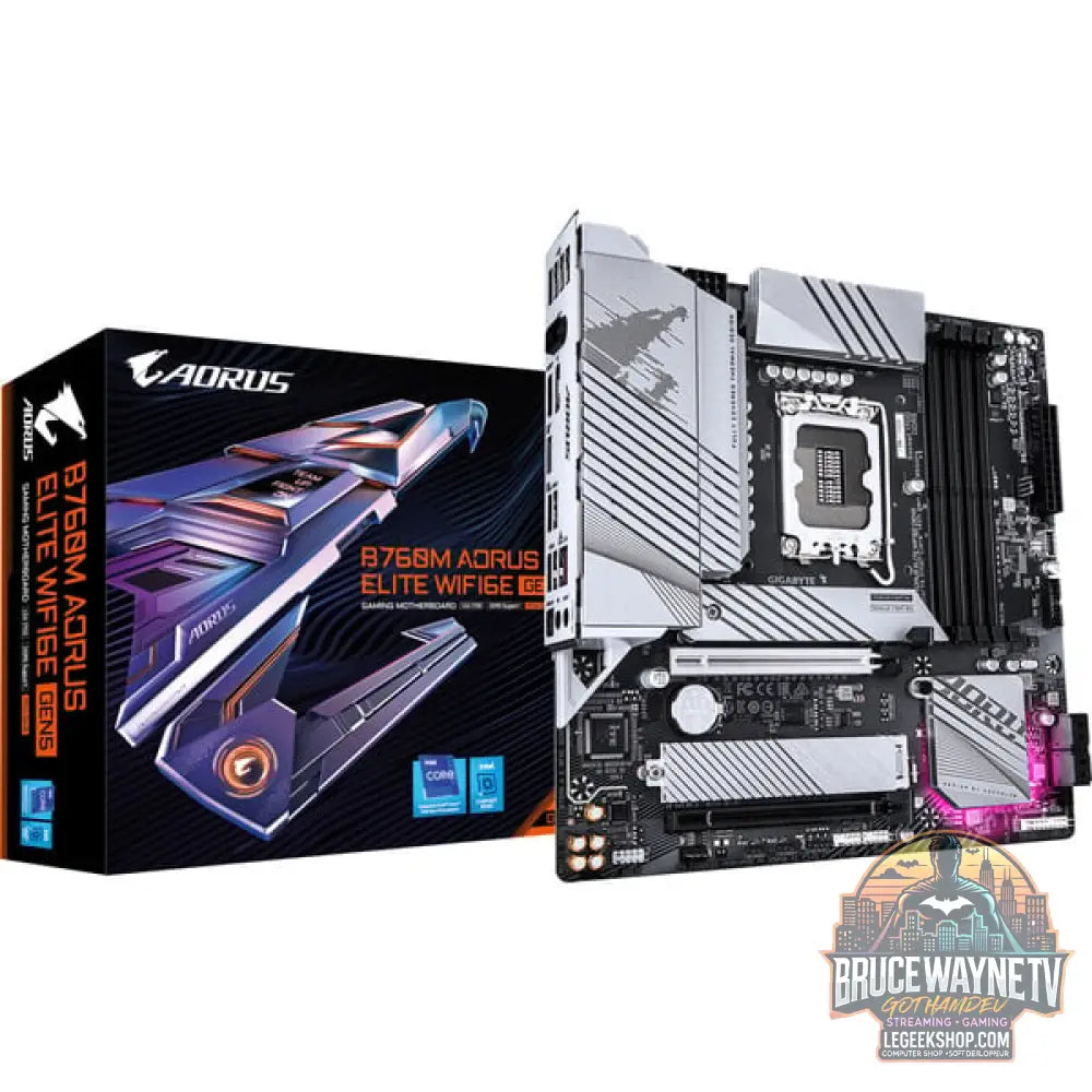 GIGABYTE B760M AORUS ELITE WIFI6E GEN5, carte mère - GIGABYTE