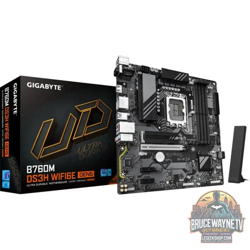 GIGABYTE B760M DS3H WIFI6E GEN5, carte mère - GIGABYTE