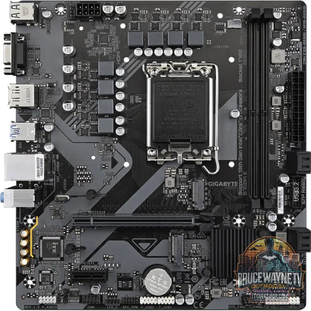 GIGABYTE B760M E, carte mère - GIGABYTE - vue 3