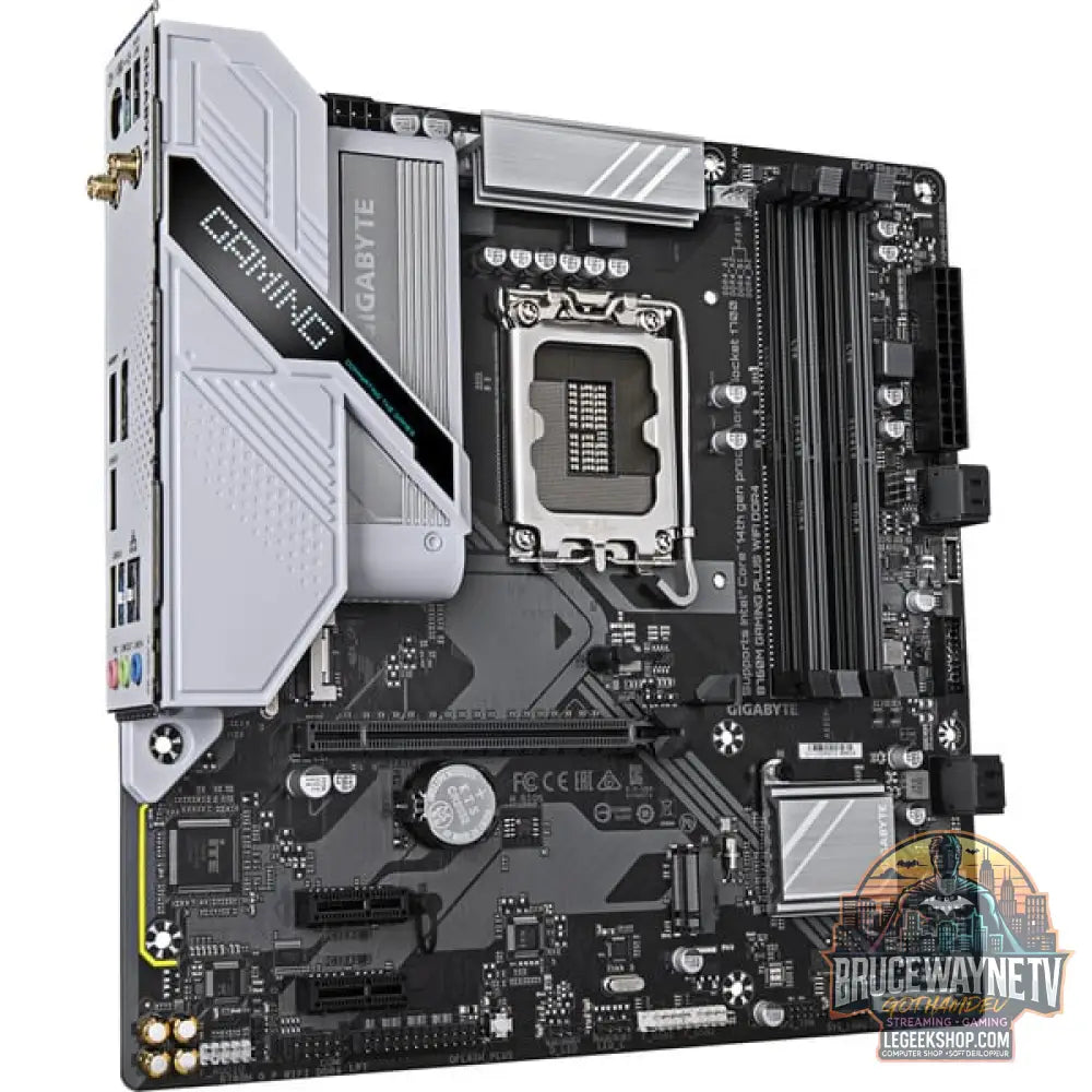 GIGABYTE B760M GAMING PLUS WIFI DDR4, carte mère - GIGABYTE - vue 2