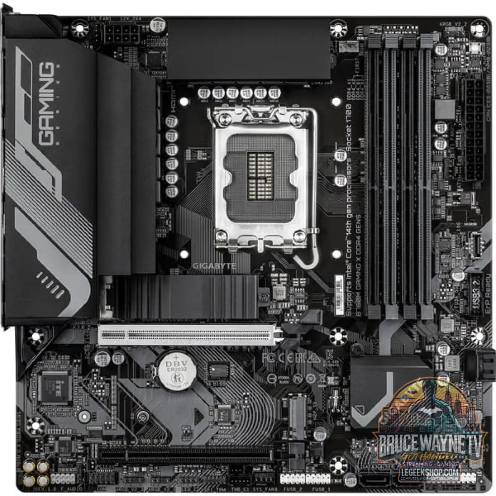 GIGABYTE B760M GAMING X DDR4 GEN5, carte mère - GIGABYTE - vue 3