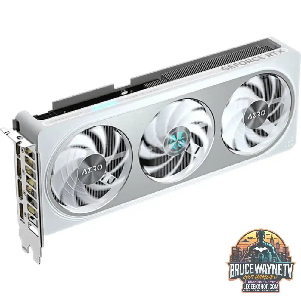 GIGABYTE GeForce RTX 5060 AERO OC 8G, carte graphique DLSS 4, 3x DisplayPort, 1x HDMI 2.1 - GIGABYTE - vue 3
