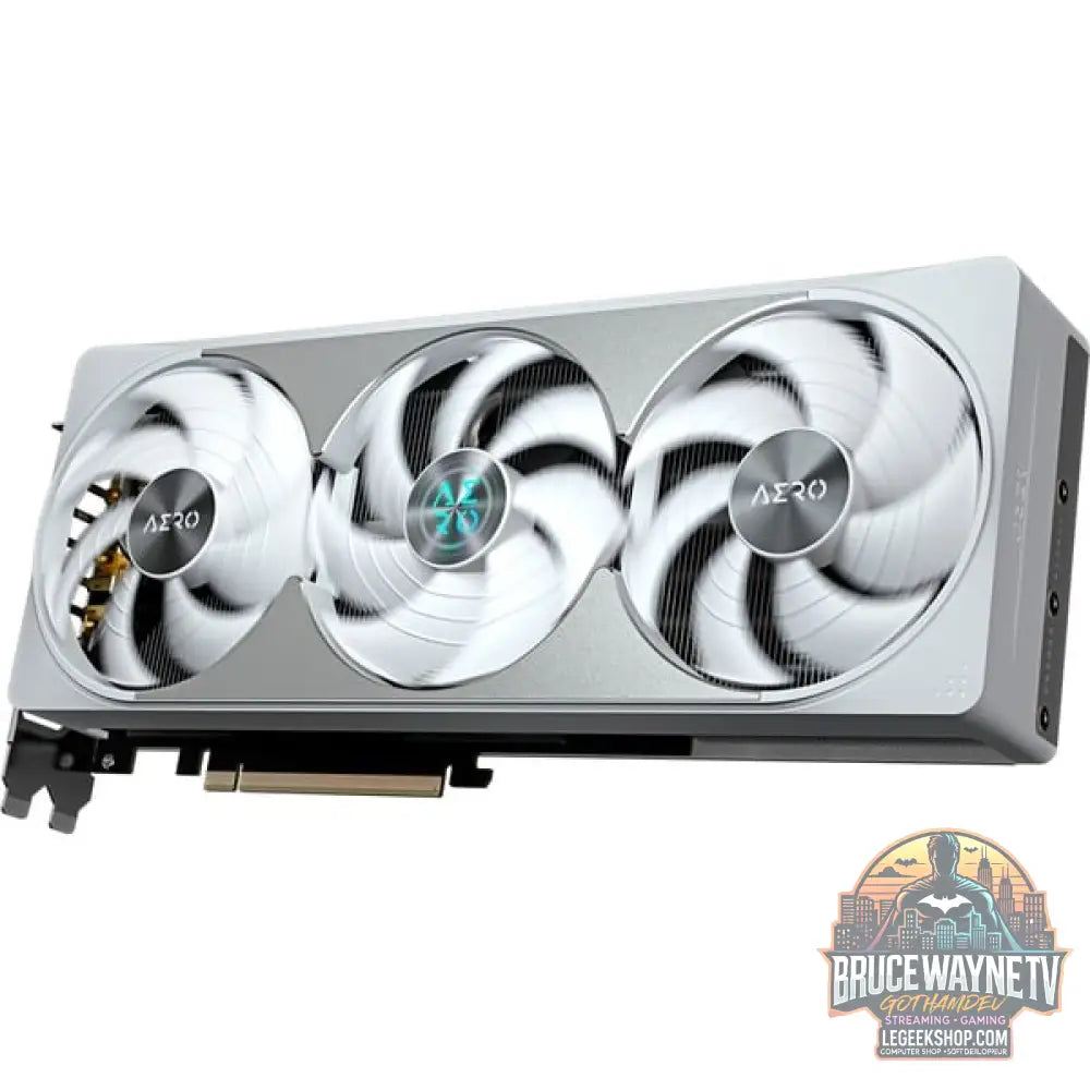 GIGABYTE GeForce RTX 5080 AERO OC SFF 16G, carte graphique DLSS 4, 3x DisplayPort, 1x HDMI 2.1 - GIGABYTE - vue 3