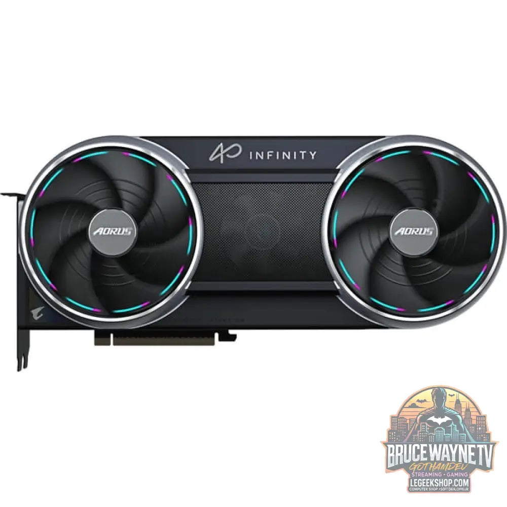 GIGABYTE GeForce RTX 5090 AORUS INFINITY 32G, carte graphique DLSS 4, 3x DisplayPort, 1x HDMI 2.1 - GIGABYTE - vue 3