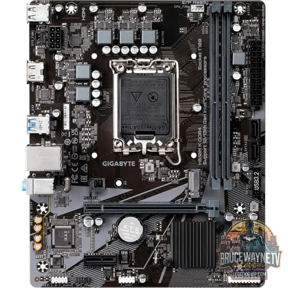 GIGABYTE H610M K DDR4, carte mère - GIGABYTE - vue 3