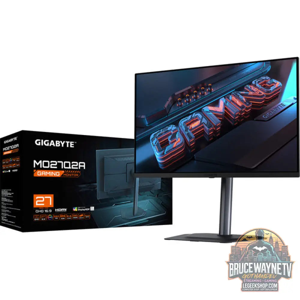 GIGABYTE MO27Q2A QD-OLED 27" QHD/WQHD QD-OLED 280 Hz - GIGABYTE - vue 9