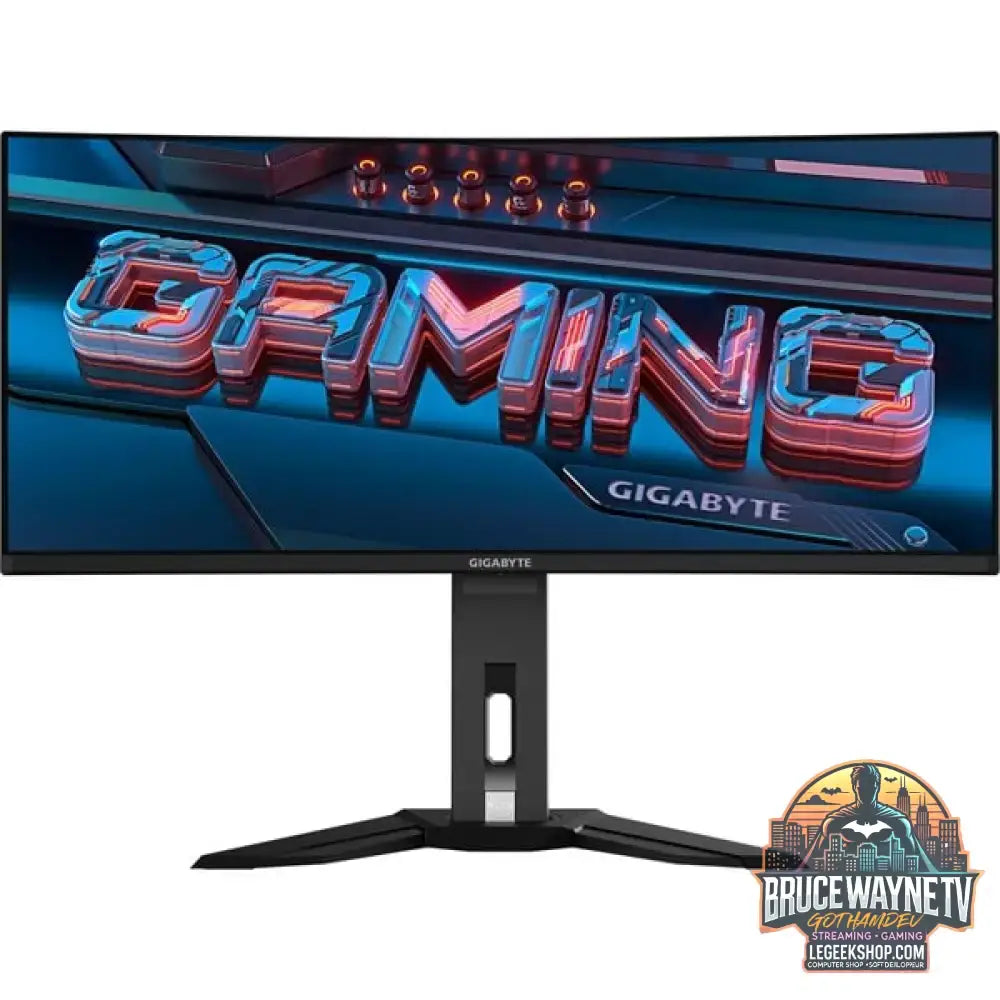 GIGABYTE MO34WQC2 34" QHD/WQHD QD-OLED 240 Hz - GIGABYTE - vue 2