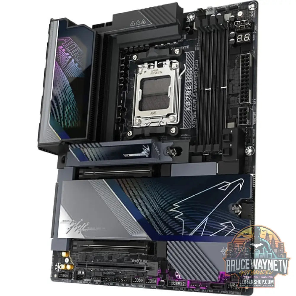 GIGABYTE X870E AORUS MASTER X3D, carte mère - GIGABYTE - vue 4