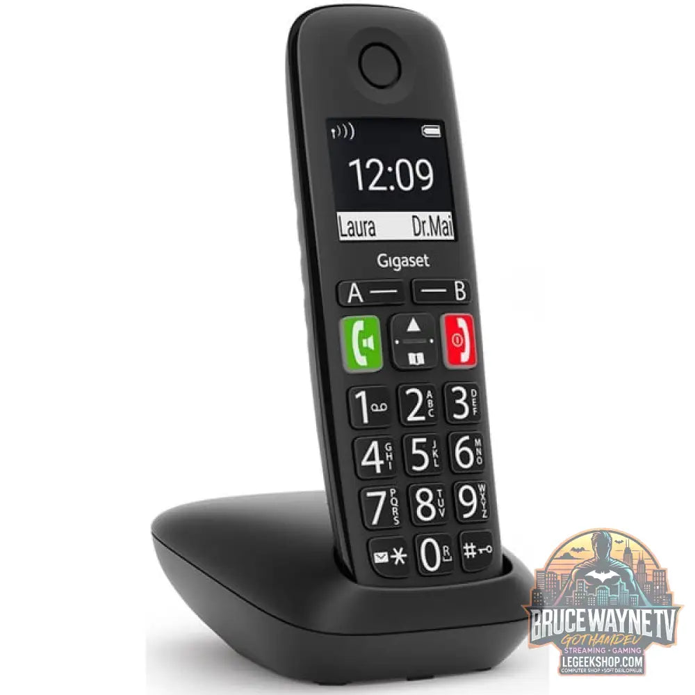 Gigaset E290, analoges Telefon noir - Gigaset