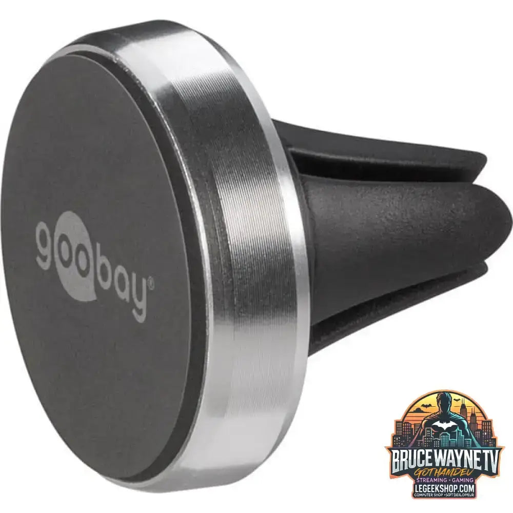 goobay Magnethalterungs-Set Slim schwarz/silber - goobay - vue 2