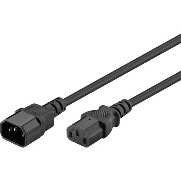 goobay Kaltgeräte-Verlängerungskabel C14 > C13 - goobay