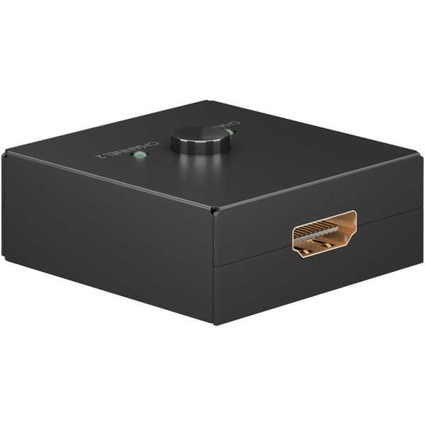 goobay Manuelle HDMI-Umschaltbox 2 auf 1 (4K @ 30Hz), HDMI Switch - goobay - vue 2