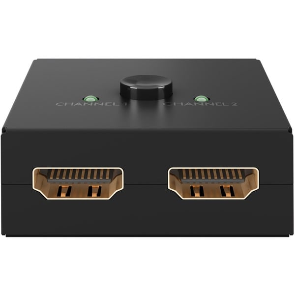 goobay Manuelle HDMI-Umschaltbox 2 auf 1 (4K @ 30Hz), HDMI Switch - goobay - vue 3