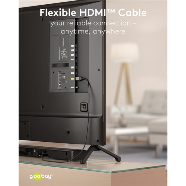 goobay Plus High-Speed-HDMI-câble avec Ethernet, 4K @ 60Hz - goobay - vue 9