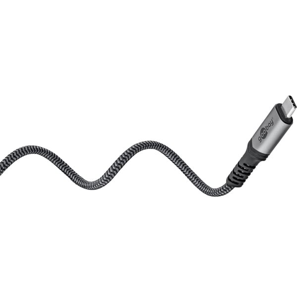 goobay USB4 Gen 3x2 câble, USB-C Stecker > USB-C Stecker, 40Gbit/s - goobay - vue 5