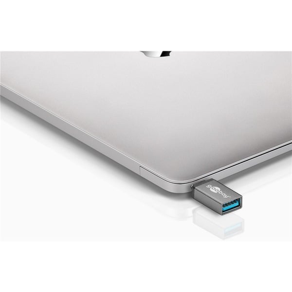 goobay USB 3.2 Gen 1 Adapter, USB-C Stecker > USB-A Buchse - goobay - vue 3
