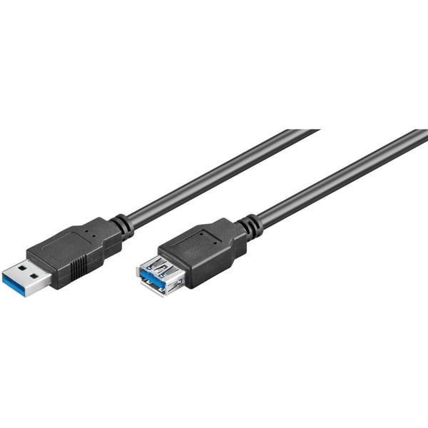 goobay USB 3.2 Gen 1 Verlängerungskabel, USB-A Stecker > USB-A Buchse - goobay