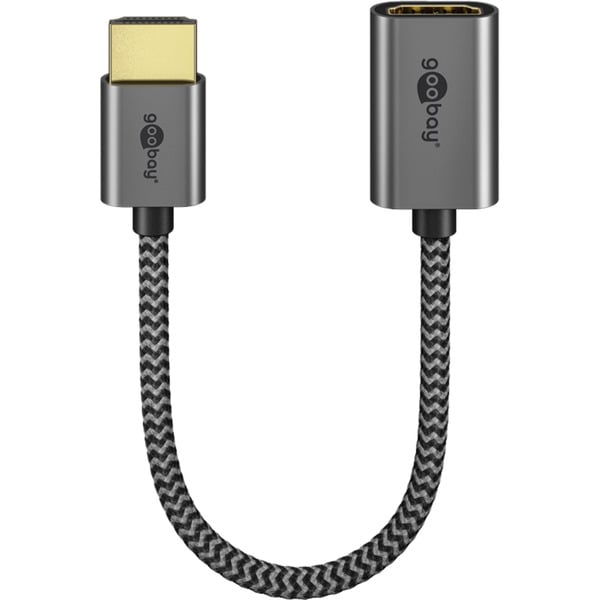 (€ 75,50 / 1 m) goobay Ultra High-Speed HDMI-Flexiadapter, câble - goobay