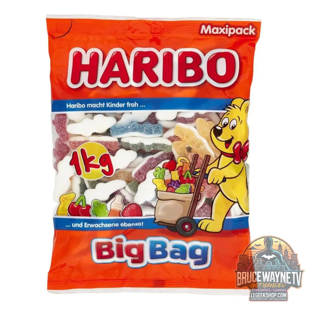 Haribo Coccodri Frizz bonbons gélifiés pétillants au goût de fruits (Paquet de 1kg) - Snacks & boissons importés