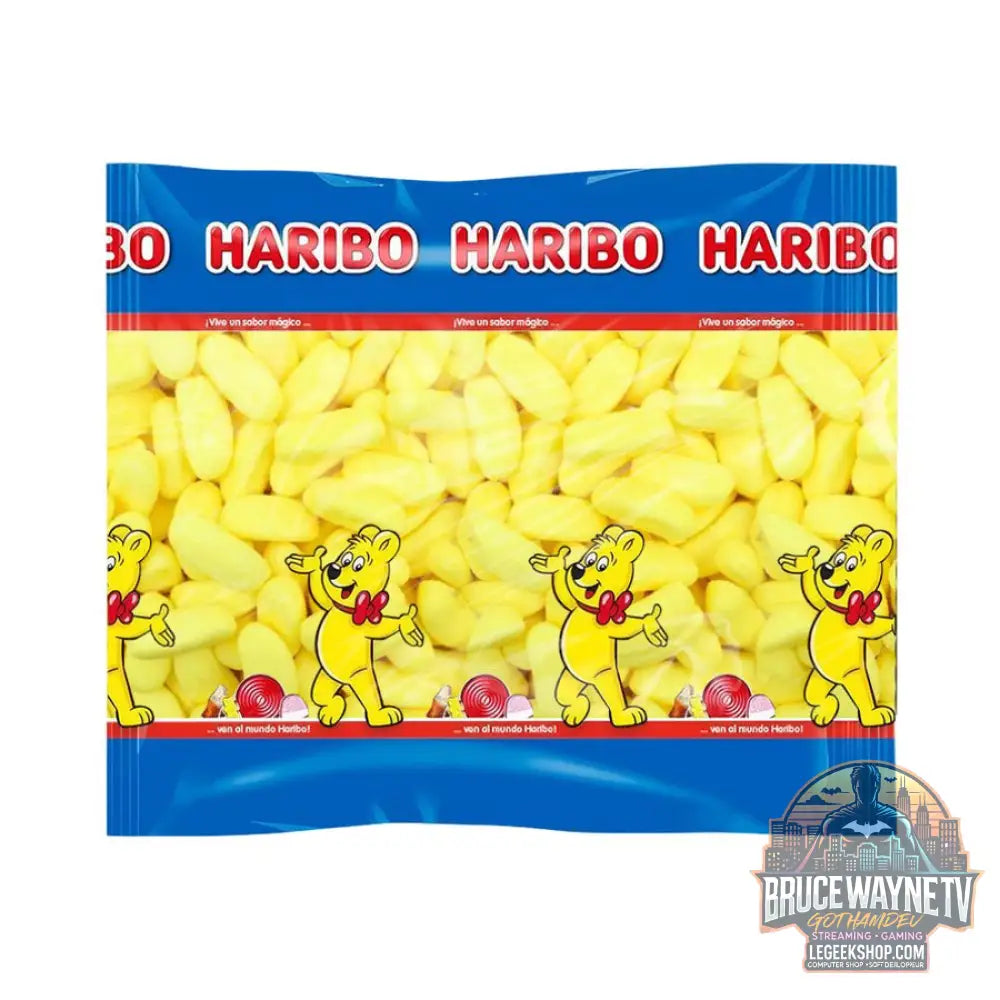 Haribo Morbidezza Bananes bonbons gélifiés au goût de banane (Paquet de 1,5 kg) - Snacks & boissons importés